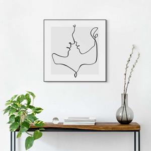 Reinders! Artprint met lijst Love Lines