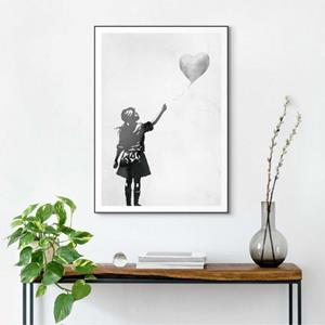 Reinders! Artprint met lijst Balloon girl