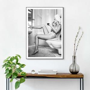 Reinders! Artprint met lijst Getting Dressed