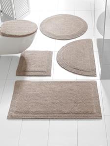 Heine home unisex Badmat taupe Maat Ø 75 cm - rond