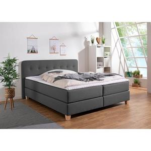 Home affaire Boxspring Fargo in extra lang 220 cm, met topmatras, 3 uitvoeringen, 4, breedten