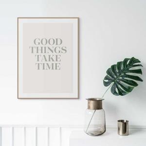 Reinders! Artprint met lijst Take Your Time