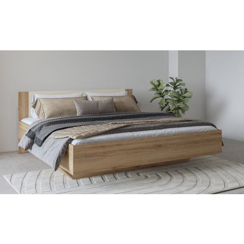 Home affaire Bedframe Bitry, Breite 160 bzw. 180 cm, moderner Bettrahmen