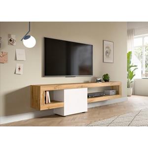 INOSIGN Tv-meubel Zolder, Breite 190 cm, push-to-open, 1 Tür, 2 offene Fächer