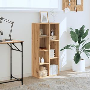 vidaXL Boekenkast 50x25x105 cm bewerkt hout artisanaal eikenkleurig