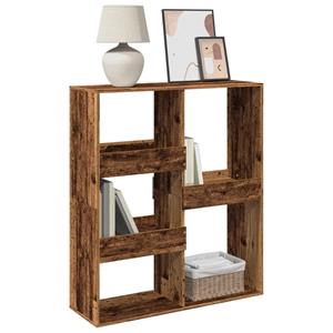 vidaXL Boekenkast / kamerscherm 100x33x115 cm oud houtkleurig