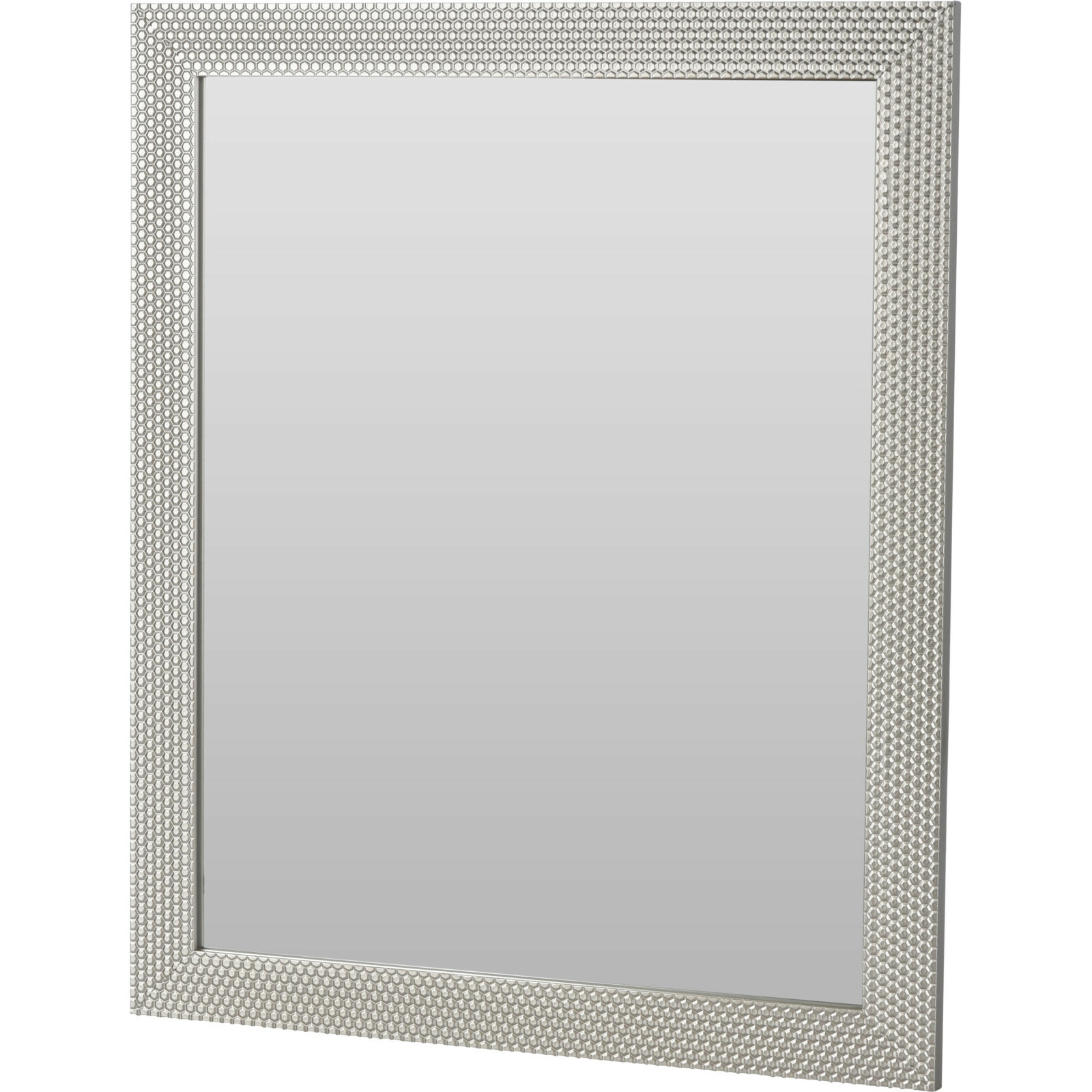 Home & Styling Wandspiegel Louvre - frame kleur zilver - x 56 cm - met brede lijst -