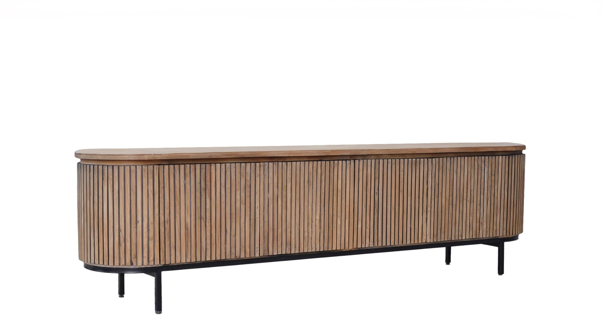 Livingfurn TV-meubel Lausanne Teakhout, 210cm - Bruin