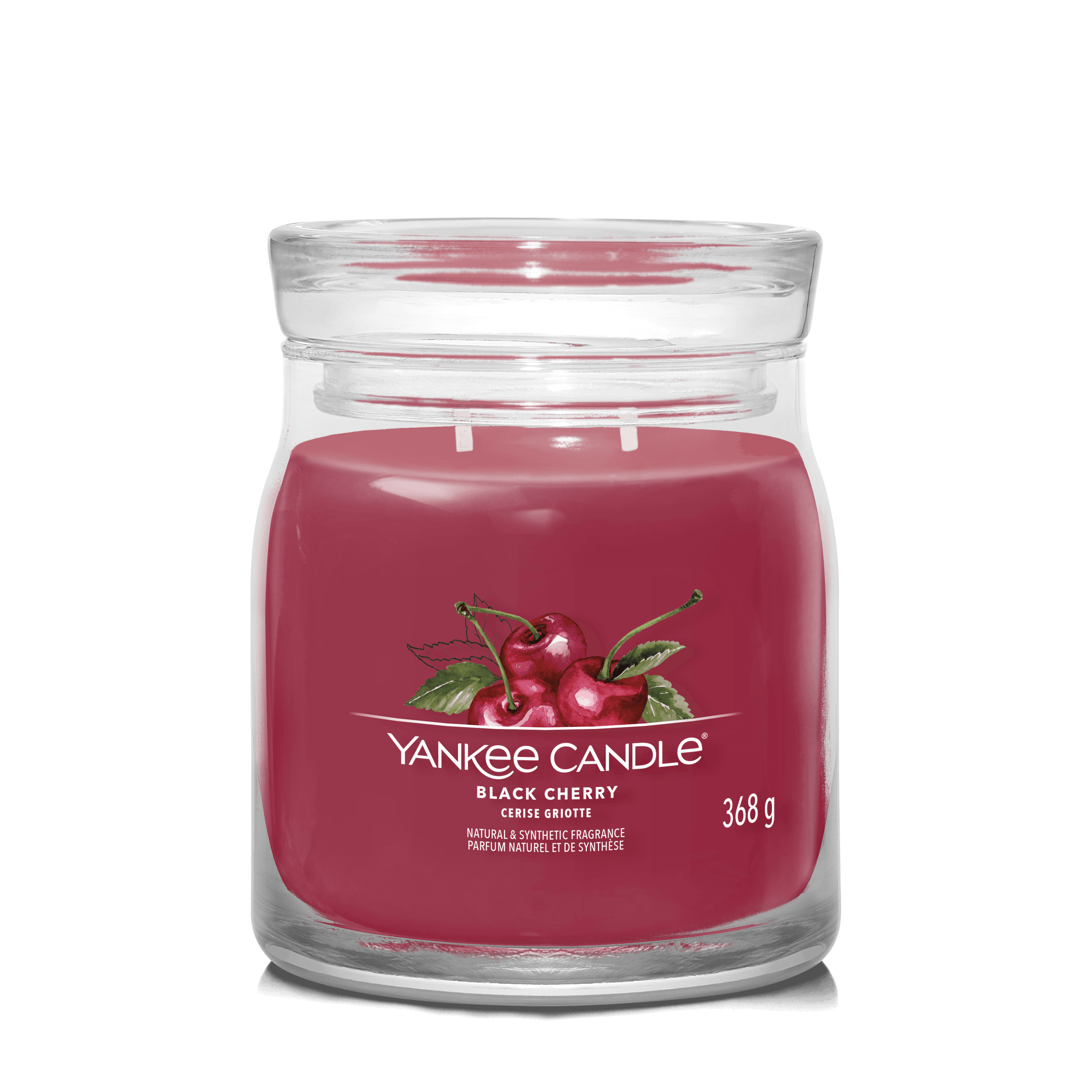 Yankee Candle Kenmerkende Medium Kaarsen Zwarte Kers 368 g