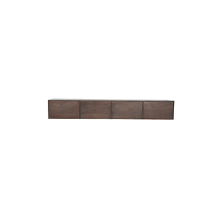 Het Steigerhouthuis Zwevend tv meubel Vision Walnut | 200 cm