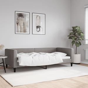 VidaXL Slaapbank 90x200 cm stof taupe