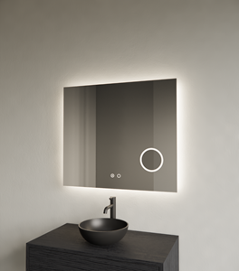 Gliss Design Lumin spiegel met LED-verlichting 90x70cm