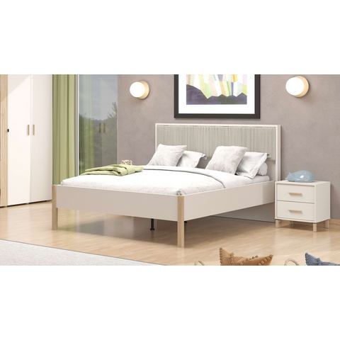 Home affaire Bedframe Belfort Bett, mit gepolstertem Kopfteil