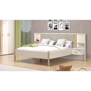 Home affaire Bedframe Belfort Bett, mit gepolstertem Kopfteil