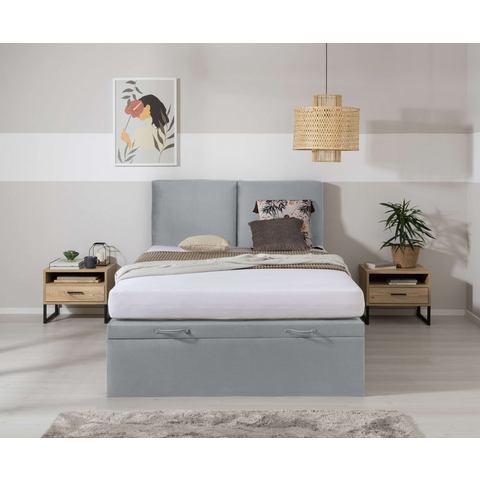 Places of Style Gestoffeerd bed Barete optioneel met matras