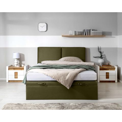 Places of Style Gestoffeerd bed Barete optioneel met matras