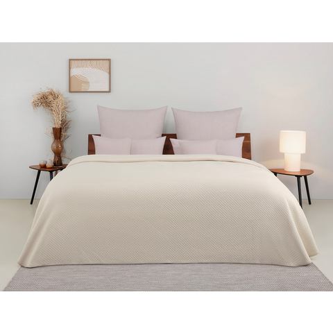 My home Sprei Annika gestikte sprei, van 50% gerecycled katoen