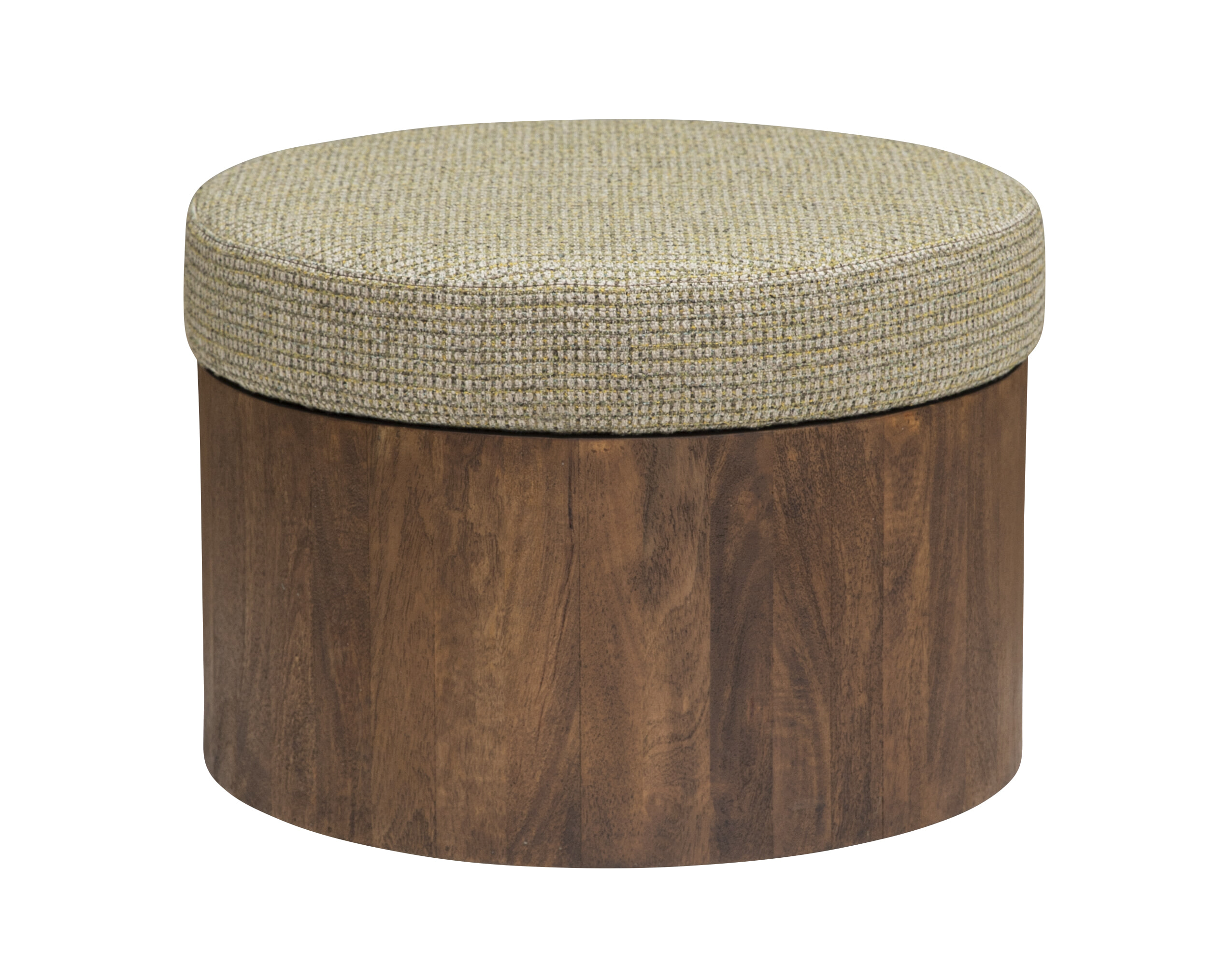 Tower Living Ronde Salontafel Ossana Mangohout en stof, 60cm - Groen