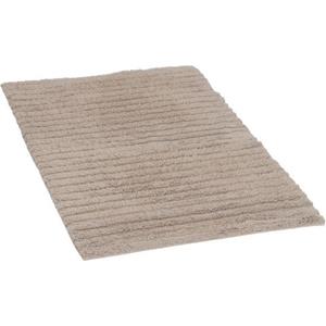 TOM TAILOR HOME Badmat Cotton Stripes Unikleurig, gestreept, puur katoen, reliëfeffect (1 stuk)