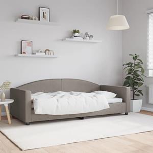 VidaXL Slaapbank 90x200 cm stof taupe