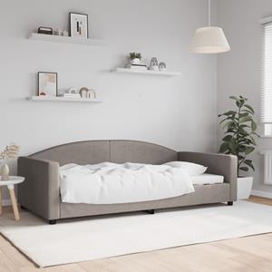 VidaXL Slaapbank 100x200 cm stof taupe