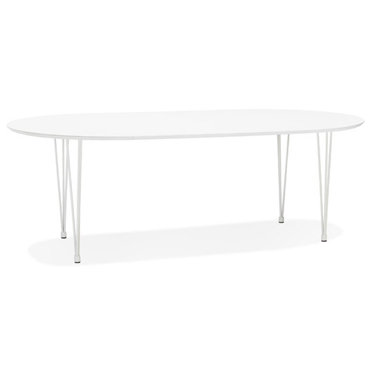 KokoonDesign Eettafel Vasta wit uitschuifbaar 170-270cm