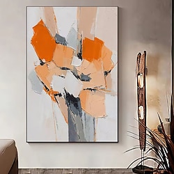 Light in the box handgemaakte olieverfschilderij canvas wanddecoratie abstract modern voor huisdecoratie opgerold frameloos ongespannen schilderij