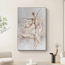 Light in the box meisje schilderij handgemaakte danser olieverfschilderij op canvas handgemaakte ballerina beeldende kunst ballerina's olieverfschilderij ballet olieverfschilderij wanddecoratie handgeschilderde