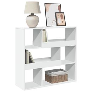 vidaXL Boekenkast/kamerscherm 100x33x94,5 cm wit