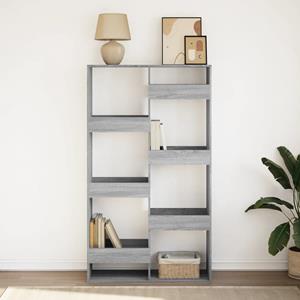 vidaXL Boekenkast 100x33x175 cm bewerkt hout grijs sonoma eikenkleurig