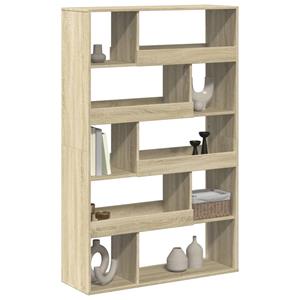 vidaXL Boekenkast 100x33x156,5 cm bewerkt hout sonoma eikenkleurig