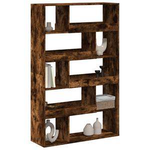 vidaXL Boekenkast 100x33x156,5 cm bewerkt hout gerookt eikenkleurig