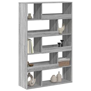 vidaXL Boekenkast 100x33x156,5 cm bewerkt hout grijs sonoma eikenkleur