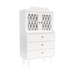 Cam Cam Copenhagen Harlequin French Cabinet - White