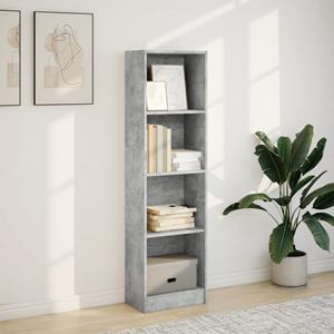 vidaXL Boekenkast 40x24x143 cm bewerkt hout betongrijs