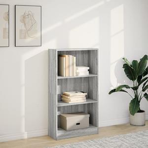 vidaXL Boekenkast 60x24x109 cm bewerkt hout grijs sonoma eikenkleurig