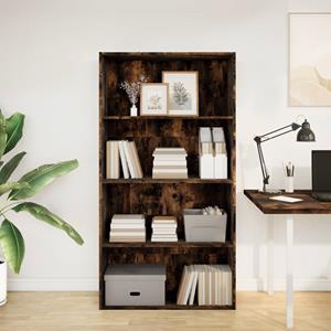 vidaXL Boekenkast 80x30x152 cm bewerkt hout gerookt eikenkleurig