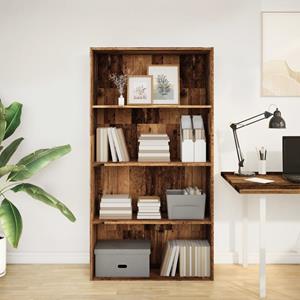 vidaXL Boekenkast 80x30x152 cm bewerkt hout oud houtkleurig