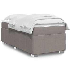 VidaXL Boxspring met matras stof taupe 90x190 cm