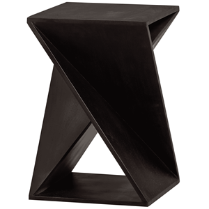 WOOOD Exclusive Bijzettafel Ikem Acaciahout, 41 x 41cm - Donkerbruin