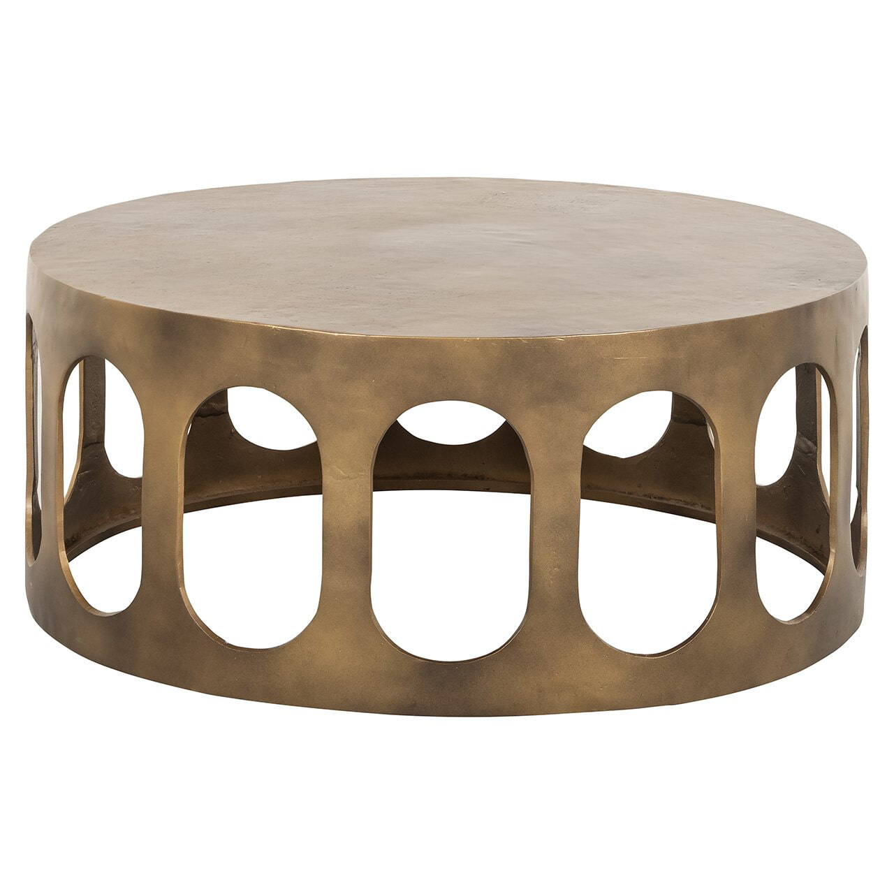 Richmond Interiors Richmond Ronde Salontafel Du Pont 86cm - Brushed Gold