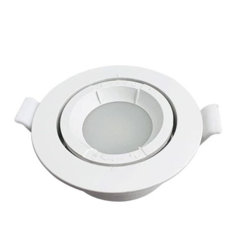 SILAMP Inbouwspotsteun Gu10 Led Verstelbaar Rond Wit Klassiek Tijdloos Inbouw