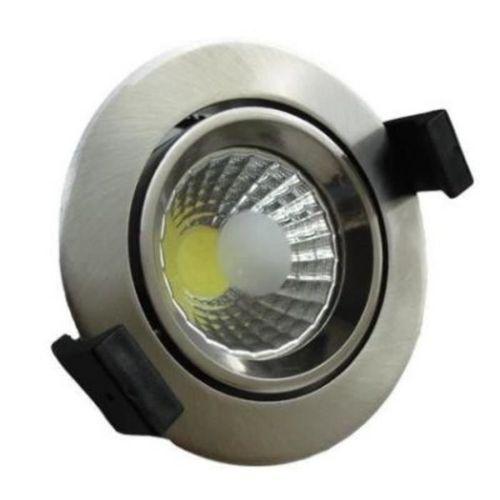 SILAMP Ronde Verstelbare Cob Led Inbouwspot 8w 60° Alu Neutraal Wit 4000k 5500k