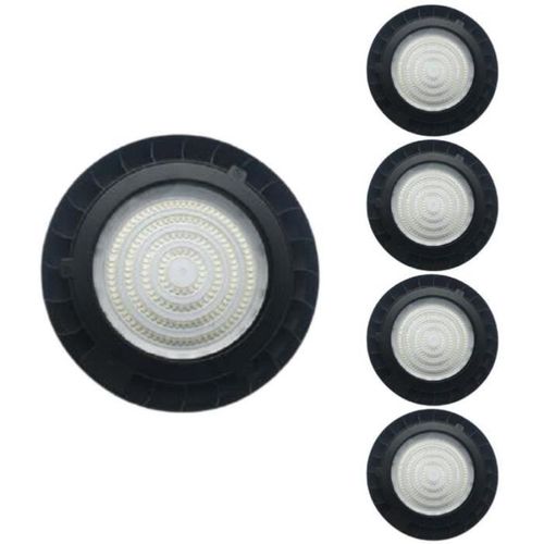 SILAMP Highbay Ufo 150w Ip65 90° Led Industriële Hanglamp (5 Stuks) Koel Wit 6000k