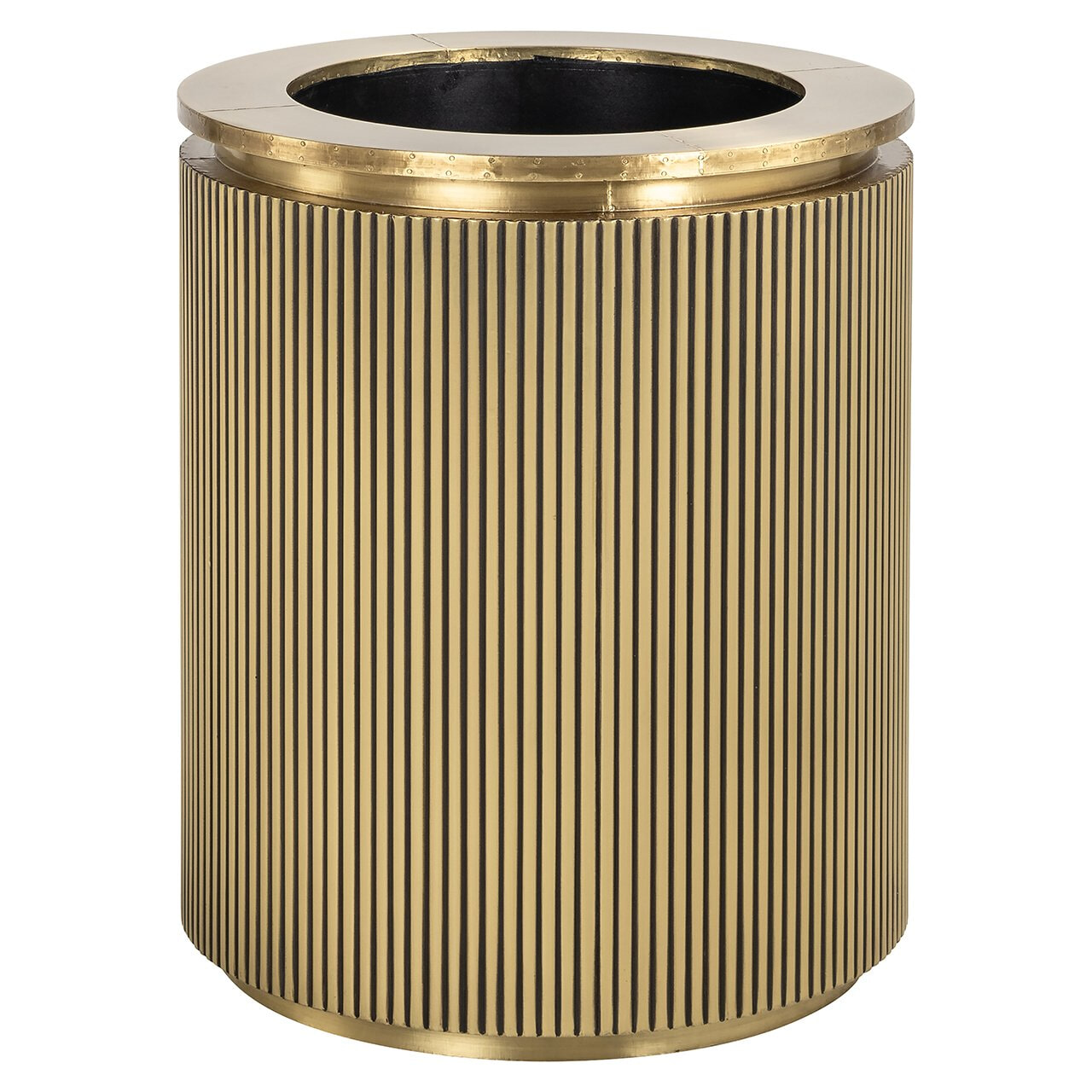 Richmond Interiors Richmond Bloempot Ironville Brass, 60cm hoog - Brushed gold