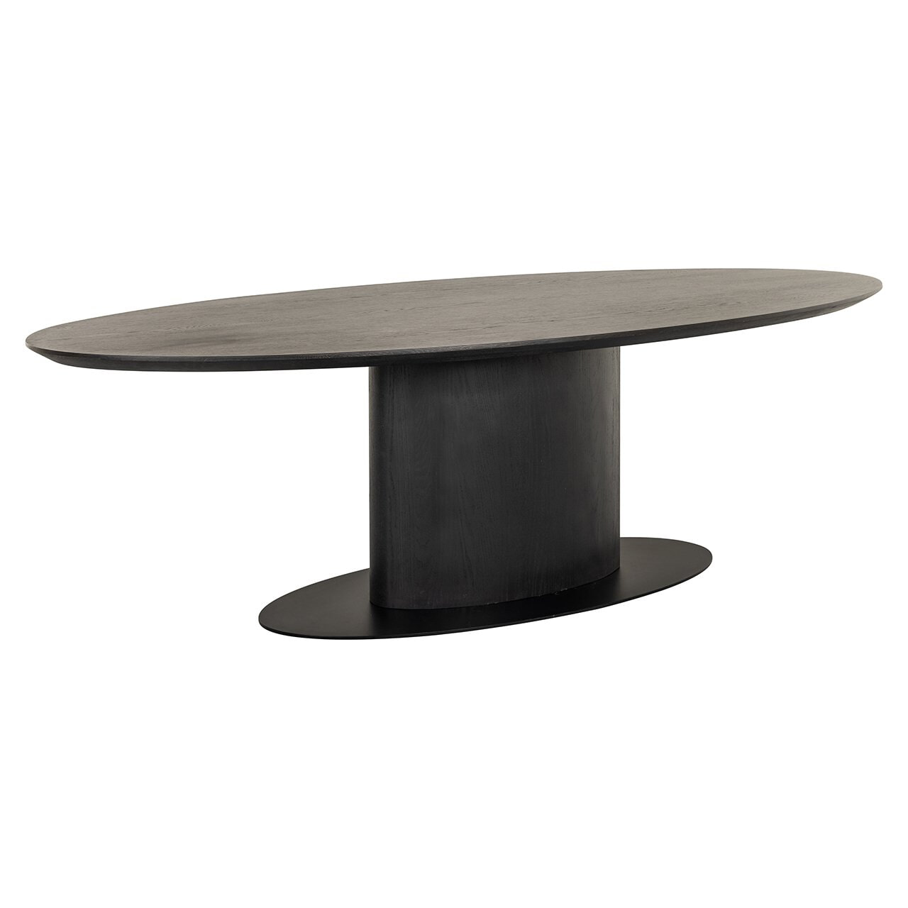 Richmond Interiors Richmond Ovale Eettafel Gordon Eiken - Dark Coffee