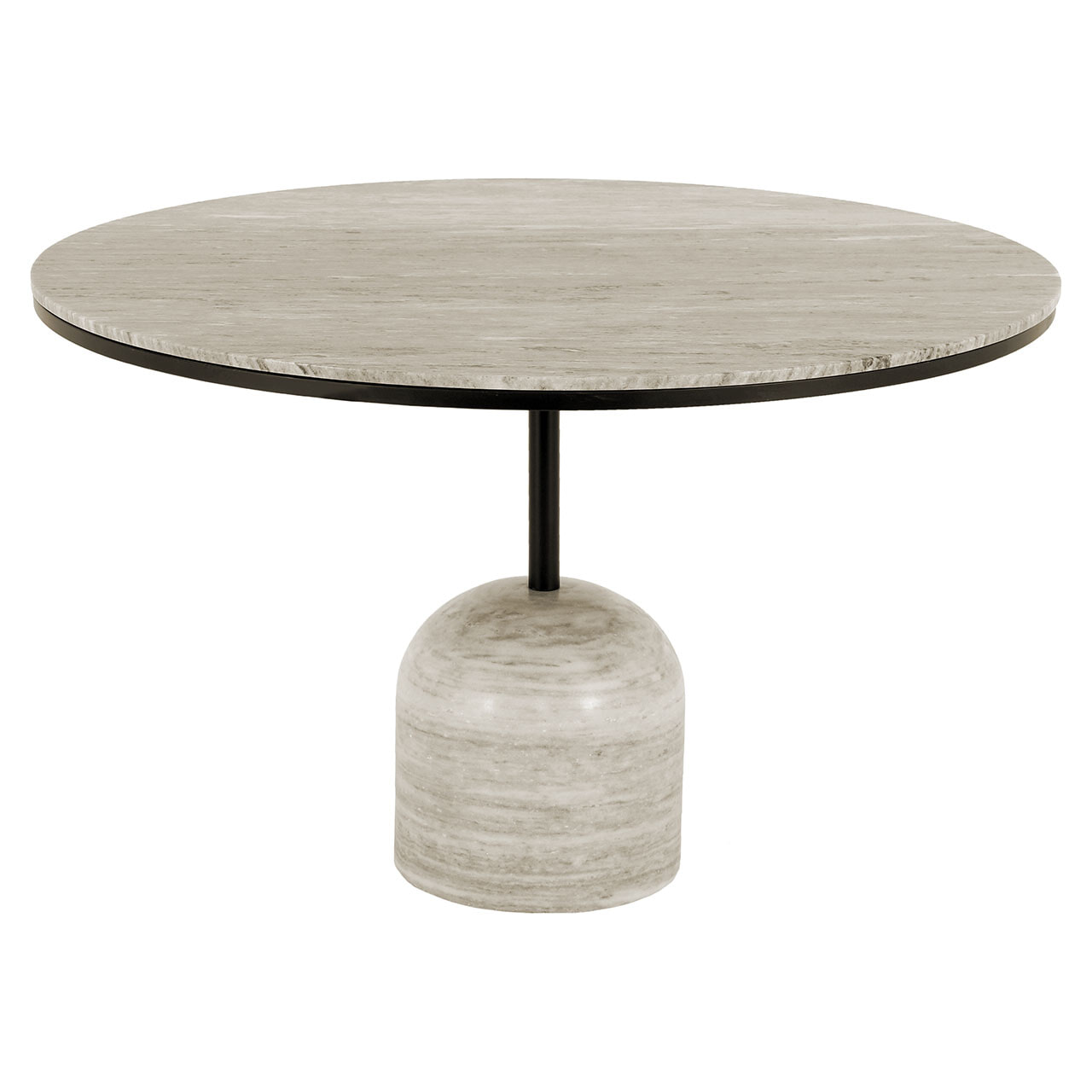 Richmond Interiors Richmond Ronde Eettafel Duncan Marmer, 120cm - Wit