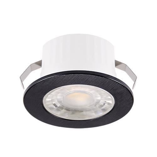 SILAMP Led Inbouwspot 3w 38° Rond Zwart Smd Neutraal Wit 4000k