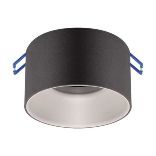 SILAMP Zwartwitte Inbouwspot Voor Gu10 Lamp Ø85x65mm Aluminium