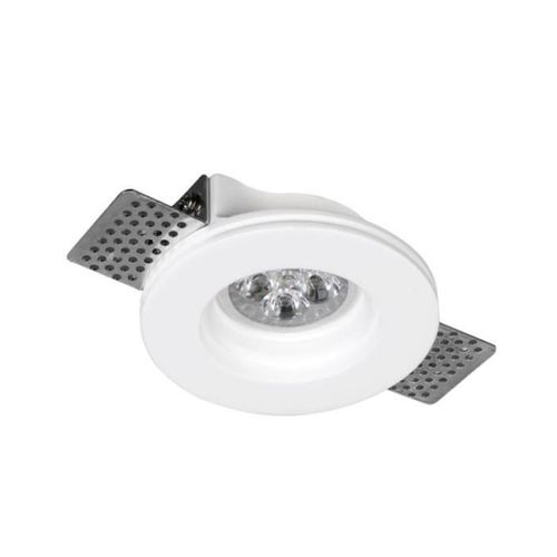 SILAMP Gu10 Led Ronde Witte Spotsteun Ø100mm Inbouw Klassiek Tijdloos